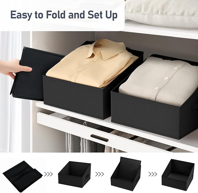 DIMJ Closet Storage Bins 8 Pack - Image 5