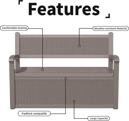 Outdoor Storage Bench - Image 7