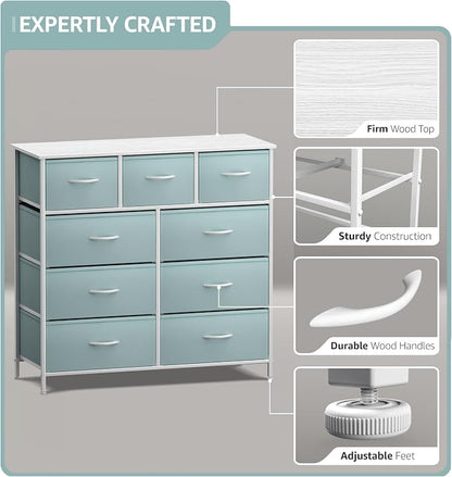 Sorbus Kids Dresser with 9 Drawers - Image 4