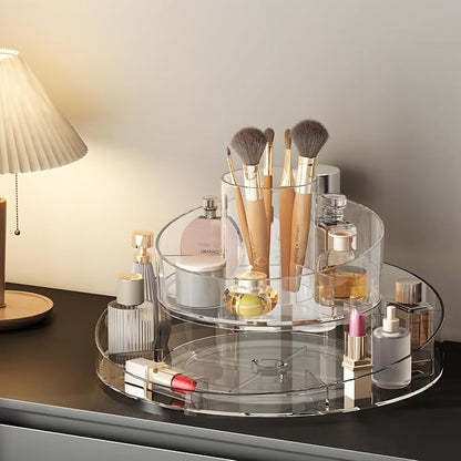 360° Rotating Makeup Organizer by Molutsody