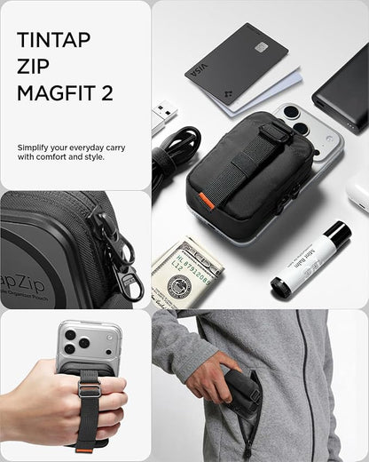 Spigen for MagSafe Wallet Magnetic Pouch Organizer RFID Blocking EDC SSD Card - Image 3