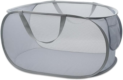 HONOMA Sturdy Mesh Laundry Hamper Basket Bag, Pop up Basket by HONOMA