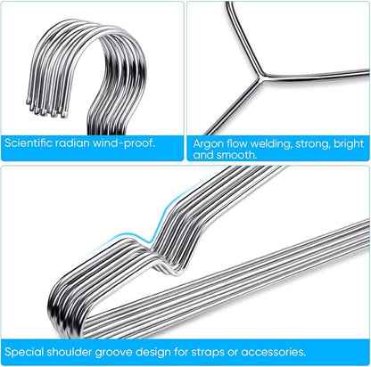 Fayleeko Stainless Steel Wire Hangers - Image 3