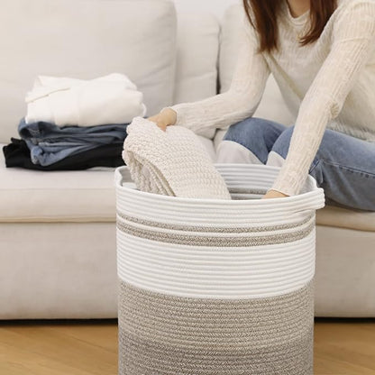 OIAHOMY 58L Laundry Baskets-Laundry Hamper, Storage Basket - Image 2