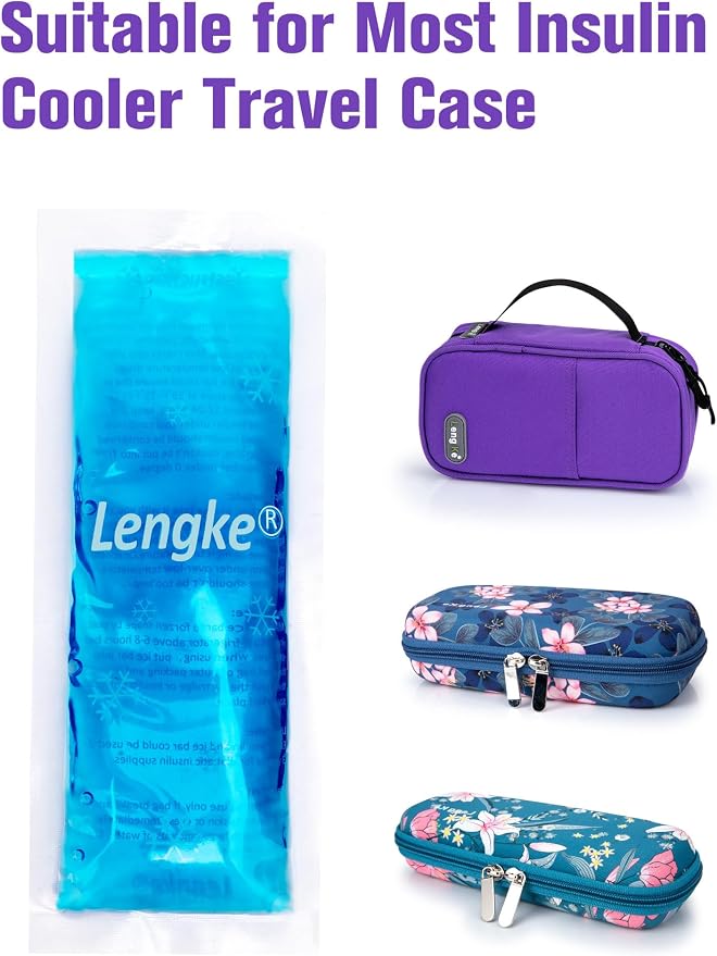 4 Pack Ice Pack for Insulin Cooler Travel Case - Image 4