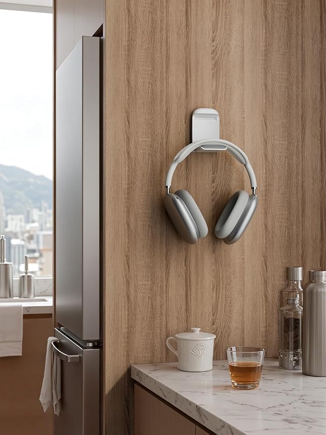 MAMUVIMO Headphone Stand, Headset Stand Foldable ＆ Sticky, Headphone Holder - Image 9