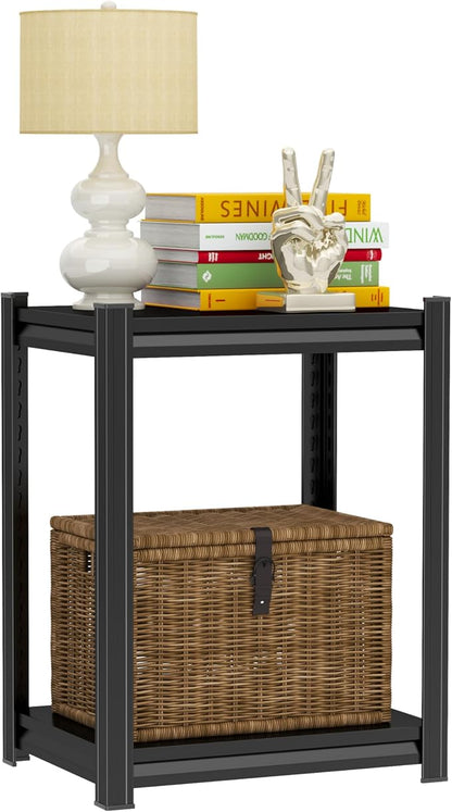 PRESTELION Garage Shelving 2-Tier Metal Storage Shelving Unit, Boltless by PRESTELION