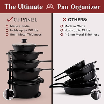 Cuisinel Pots and Pans Organizer Rack - Image 3