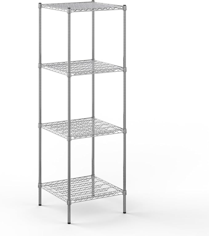 24" Deep x 24" Wide x 74" Height Wire Shelving Kit | 4-Tier | NSF Commercial by Regal+Altair