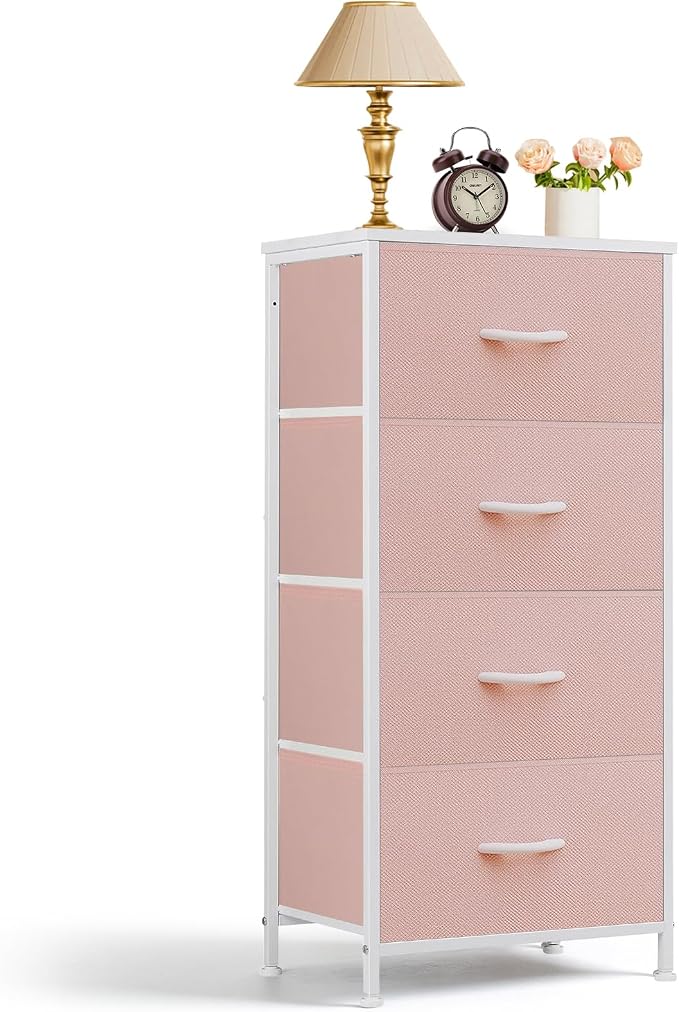 4 Drawers Dresser for Bedroom Fabric Storage Tower by SageNest