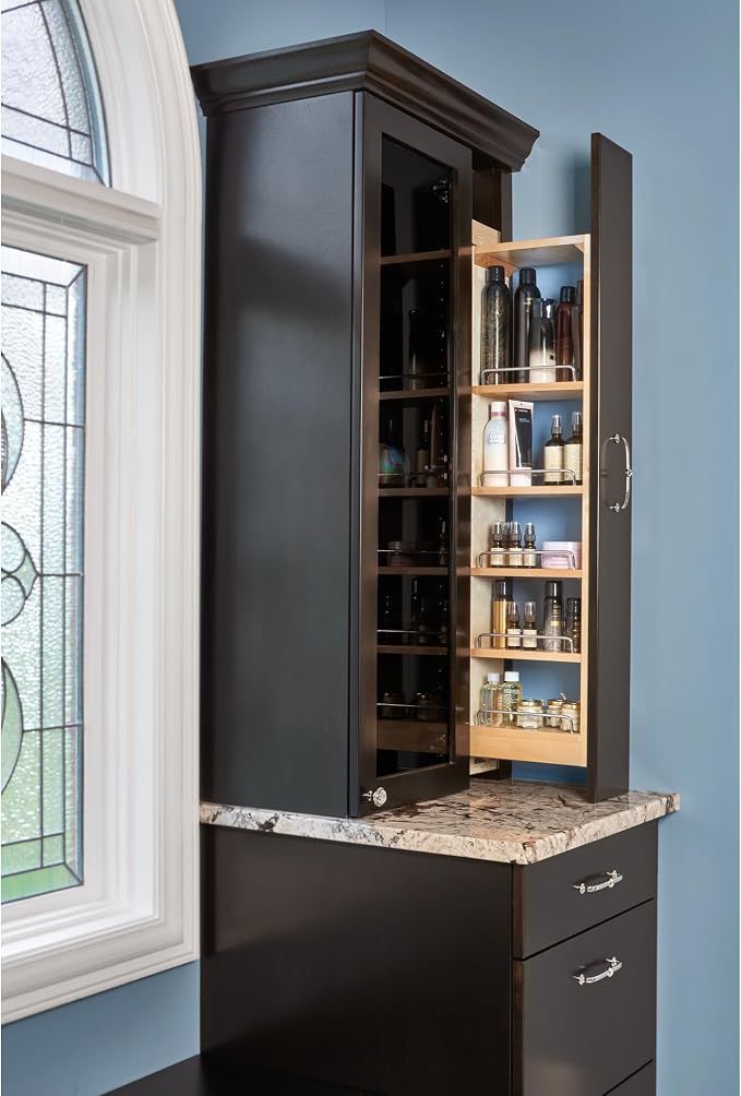 Rev-A-Shelf Kitchen Cabinet Pullout Wall Filler Wooden Organizer Slide Out - Image 7