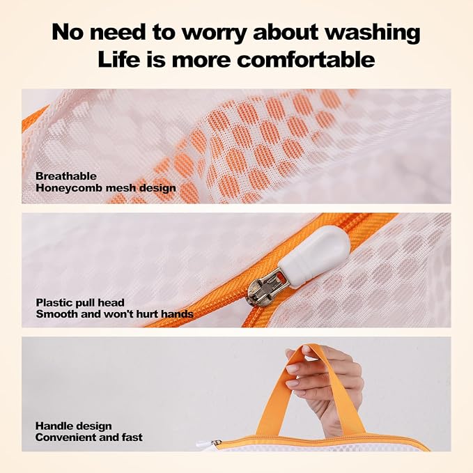 Kimmama Laundry Bags Mesh Wash Bags, Washing Bag - Image 5