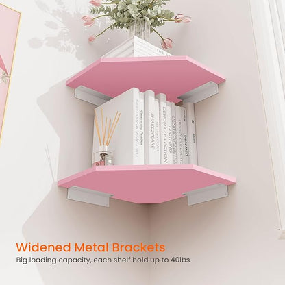 Corner Floating Shelves, Corner Wall Shelf - Image 4