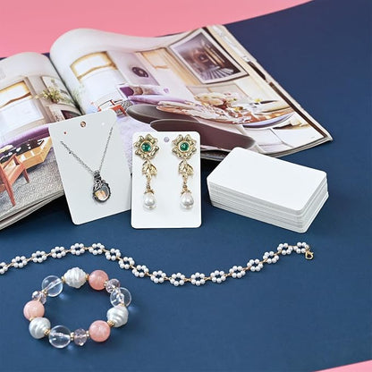 MOOCA Plain Hanging Earring Necklace Cards, Necklace Display, Earring Card - Image 7
