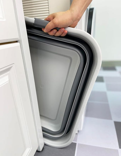 SAMMART Collapsible Plastic Laundry Basket - Image 2