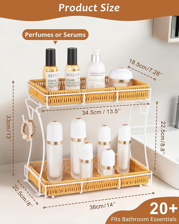 Bathroom Organizer Countertop Perfume Organizer Makeup Organizer Cosmetics - Image 3