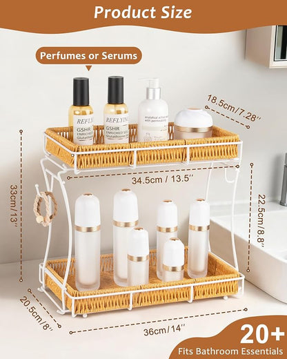Bathroom Organizer Countertop Perfume Organizer Makeup Organizer Cosmetics - Image 3