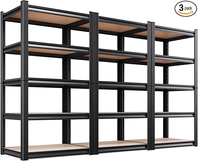 3-Pack Garage Shelving for Multi-Room Home Storage & Organization, Household by CreatingaComfortableLiving