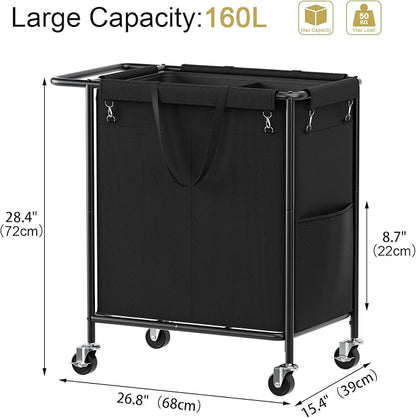 Chrislley Double Laundry Hamper - Image 2