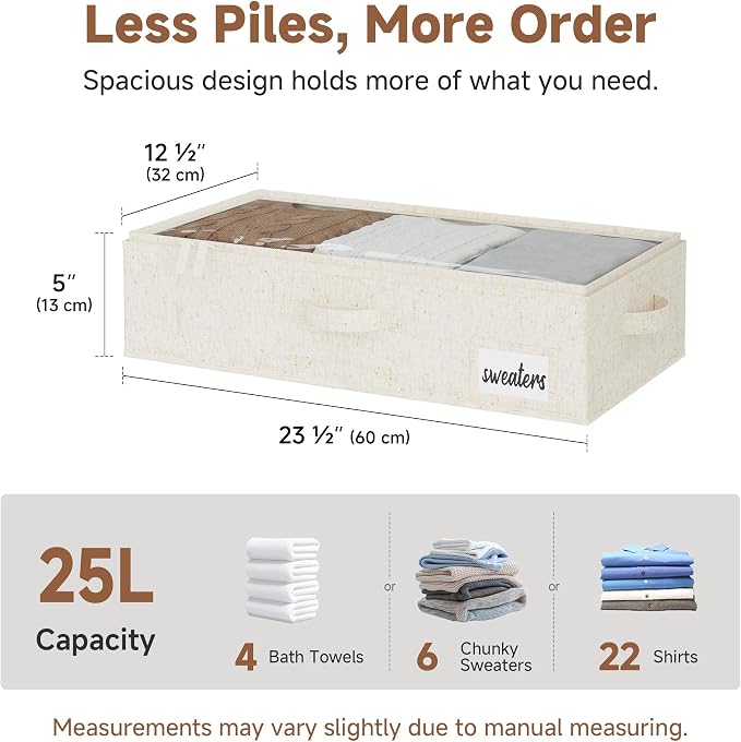 StorageWorks Under Bed Storage Containers - Image 2