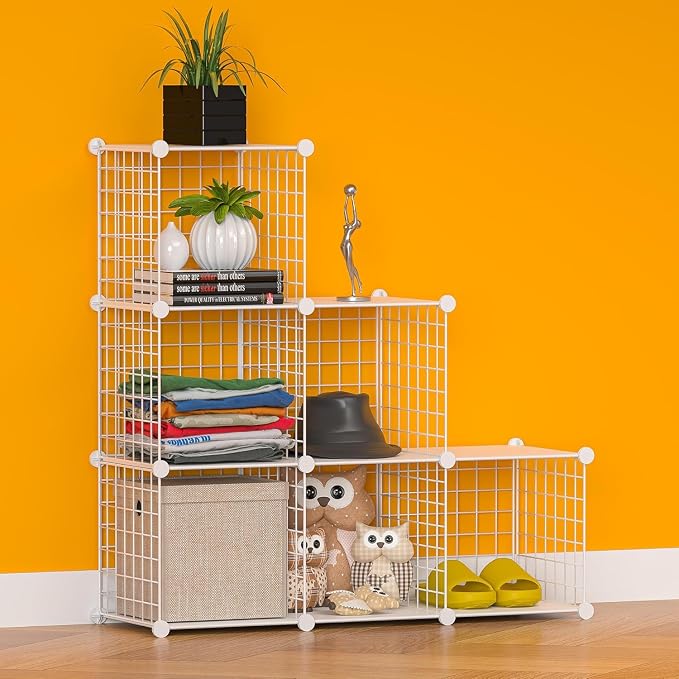 TUMUCUTE Closet Organizer, Organizers and Storage, Cabinet Metal Shelf Rack - Image 6