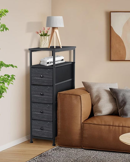 Narrow Dresser for Bedroom, Fabric Tall Dresser & Chests of Drawers - Image 2
