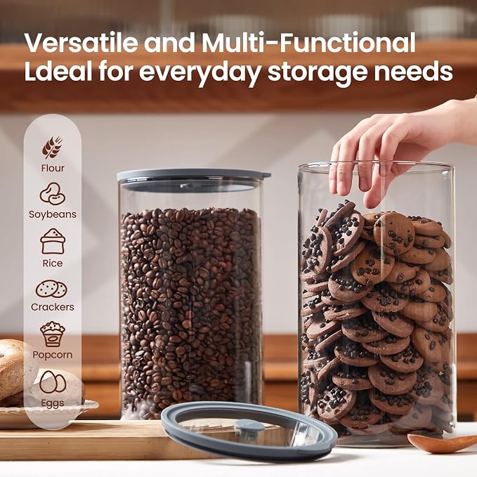 Extra-Large Glass Flour and Sugar Storage Containers - Image 6