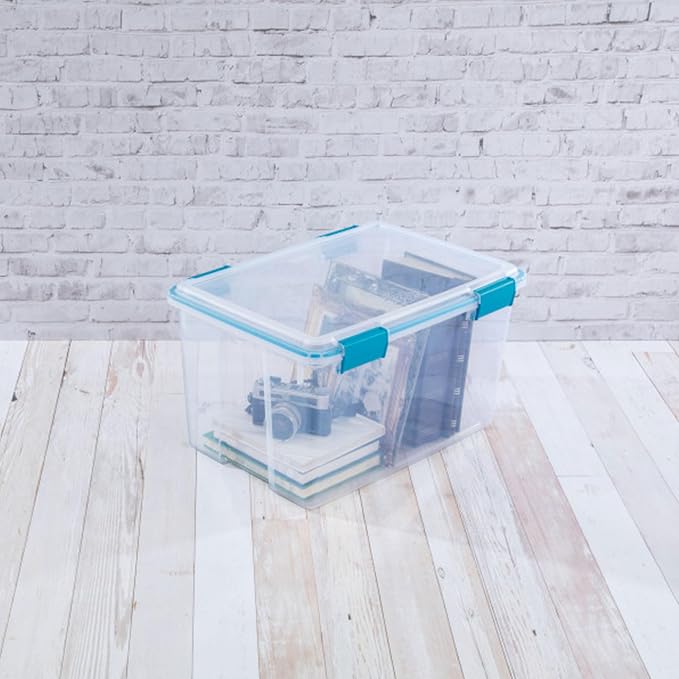 Sterilite 8-Pack Gasket Box, Weather-Resistant Storage Bins - Image 8