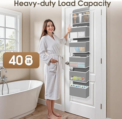 6-Tier Over The Door Organizer, Hanging Storage Organizer - Image 5