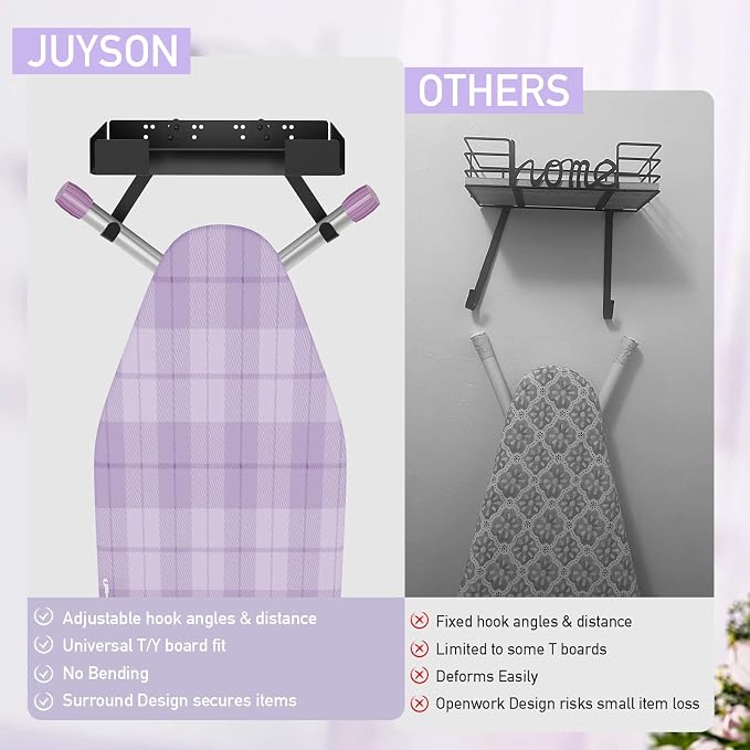 JUYSON Ironing Board Holder Wall Mount - Image 5
