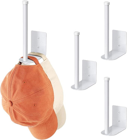 Durmmur 4 Pack Hat Racks for Baseball Caps, Stainless Steel Hat Organizer for by Durmmur