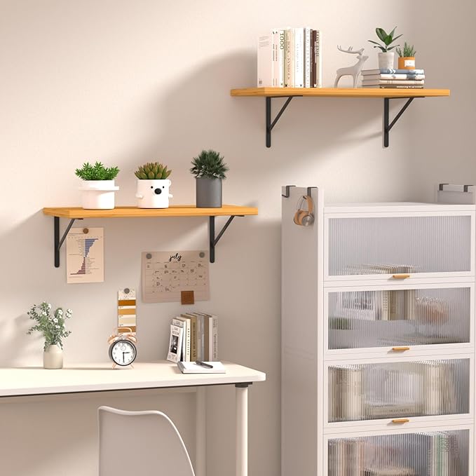 20 Pack L10 x H 8" Black Heavy Duty Shelf Brackets - Image 8