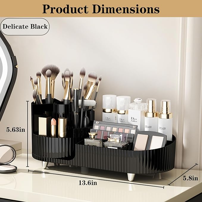 Rotating Makeup Organizer for Vanity - Image 5