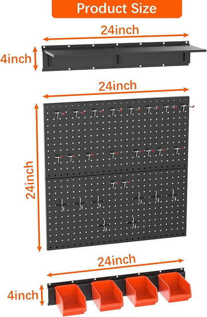 TORACK Garage Metal Pegboard - Image 3