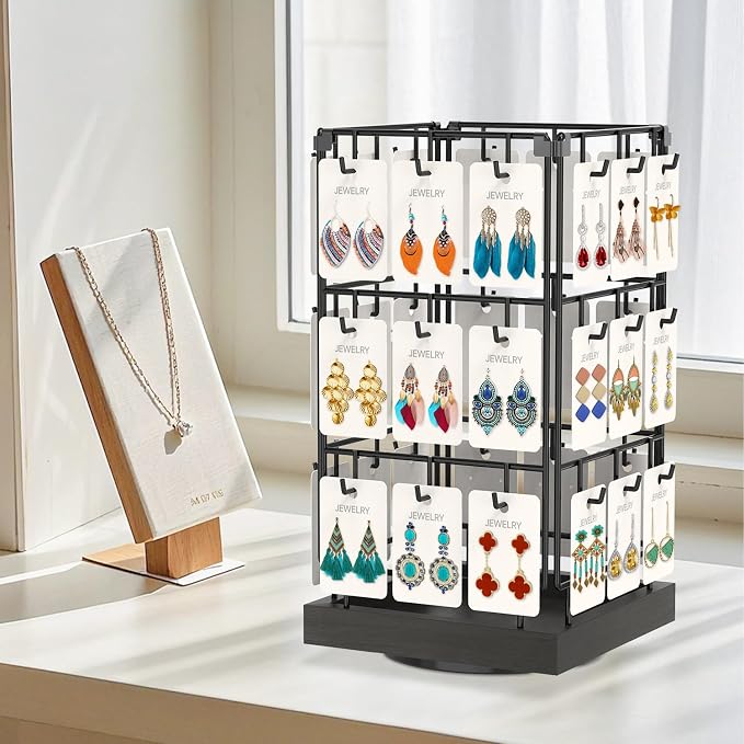 EsLuker.ly Rotating Earring Display Holder Stand - Image 7