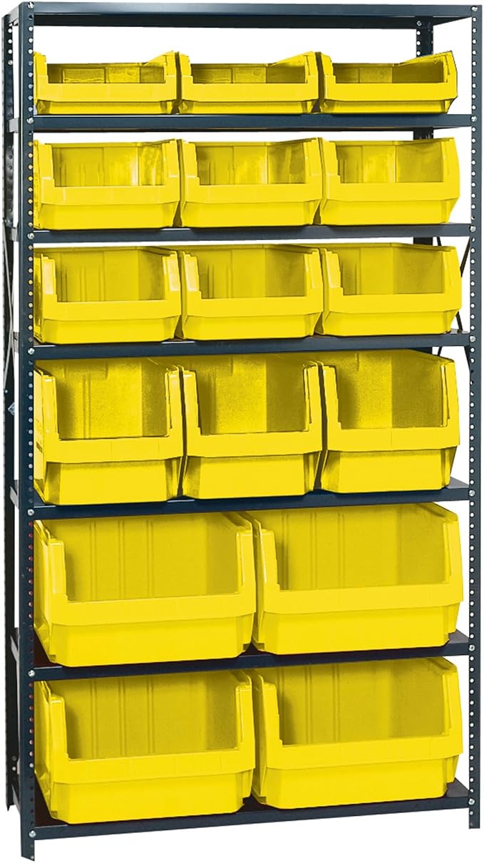 Quantum Storage Systems MSU-16-MIXYL Solid Heavy Duty 7 Shelves 16 MAGNUM by QuantumStorageSystems