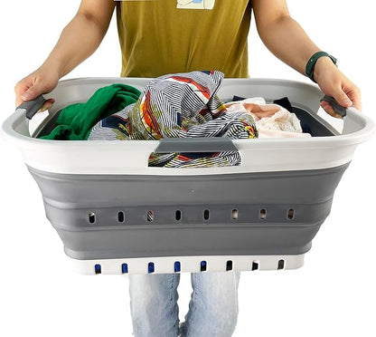 SAMMART 42L Collapsible Plastic Laundry Basket - Image 8