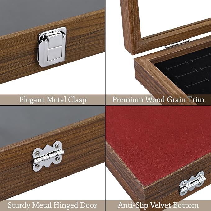 MOOCA Ring Box Jewelry Display Tray, Display Case Accessories Storage Box - Image 5