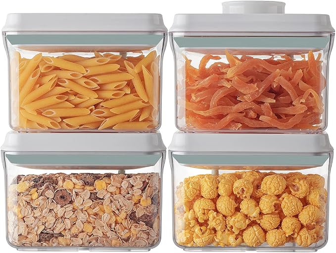 Ankou Airtight Container Set Stackable One Press Openning Food Containers by ANKOU