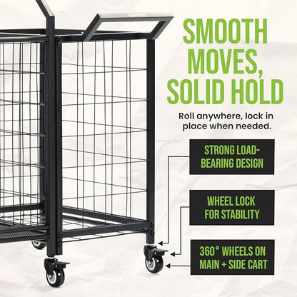 SpaceWise Sports Equipment Organizer – Garage Ball Storage Rack - Image 9