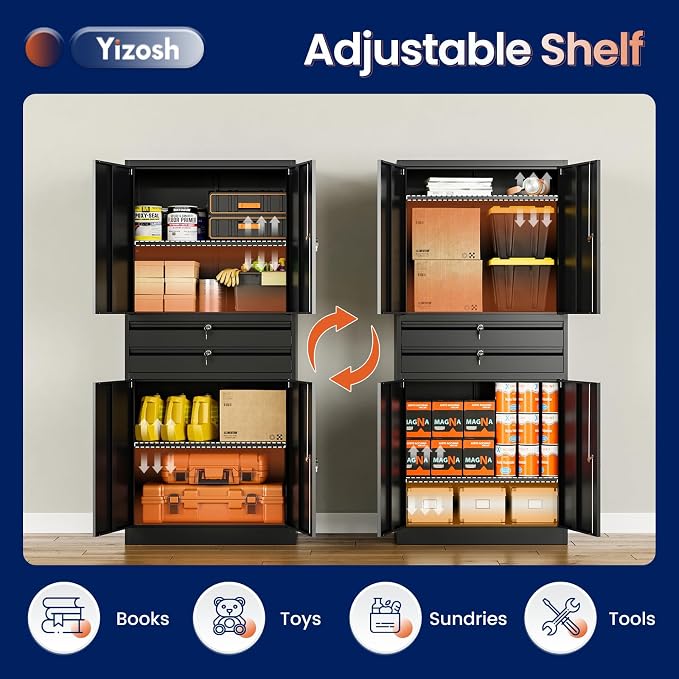 Metal Garage Storage Cabinet - Image 5