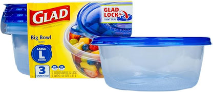 Glad GladWare Big Bowl Food Storage Containers by GladTrashFoodStorage