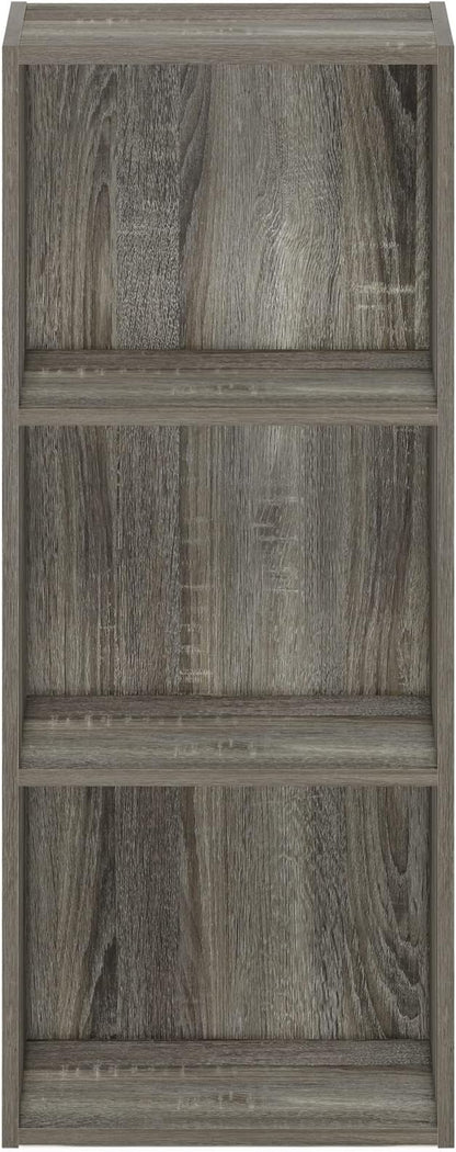 Furinno LUDER Book Shelf, 3-Cube Bookshelf, Bookcase - Image 7