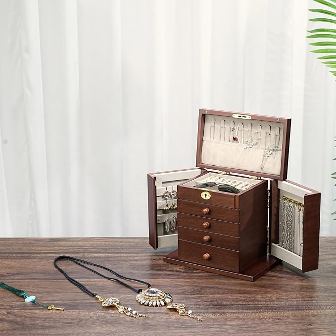 wooden Jewelry Box and Organizer - Image 7