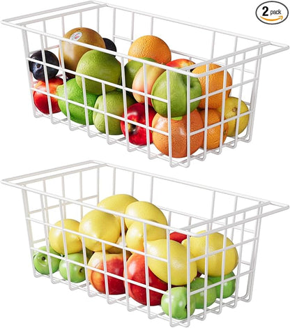 2Packs 16.5 inch Chest Freezer Organizer, Refrigerator Organizer Bins, Freezer by DPZM