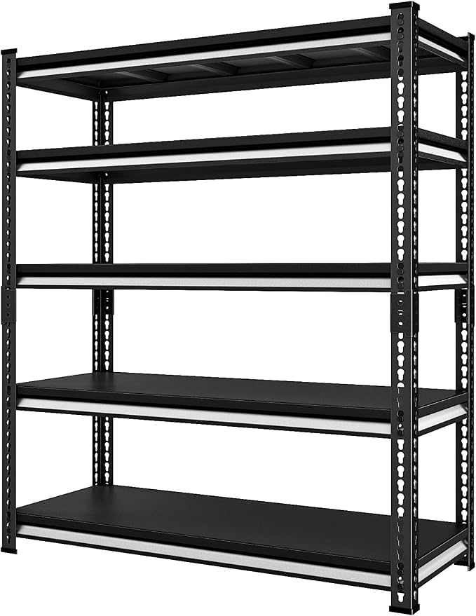 48" W Garage Shelving Heavy Duty，2500LBS Loads Metal Shelving Units and Storage - Image 6