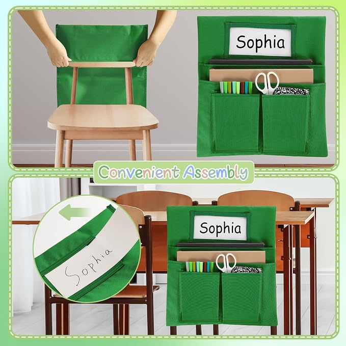 gisgfim 12 Pcs Small Chair Pockets - Image 5