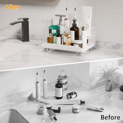 Quick Dry Electric Toothbrush Holder 4 Slots Metal Bathroom Counter Organizer - Image 5