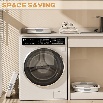 43L Collapsible Laundry Baskets Plastic, Pop Up Laundry hamper/Storage Container - Image 2