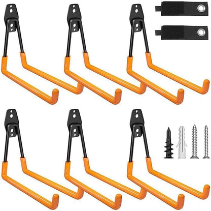 Garage Hooks Heavy Duty, 8 Pack Wall Mount Storage Hangers by Wallavant